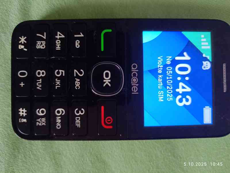 Prodám mob.TLAČÍTKOVÝ telefon Alcatel 2008G - foto 2