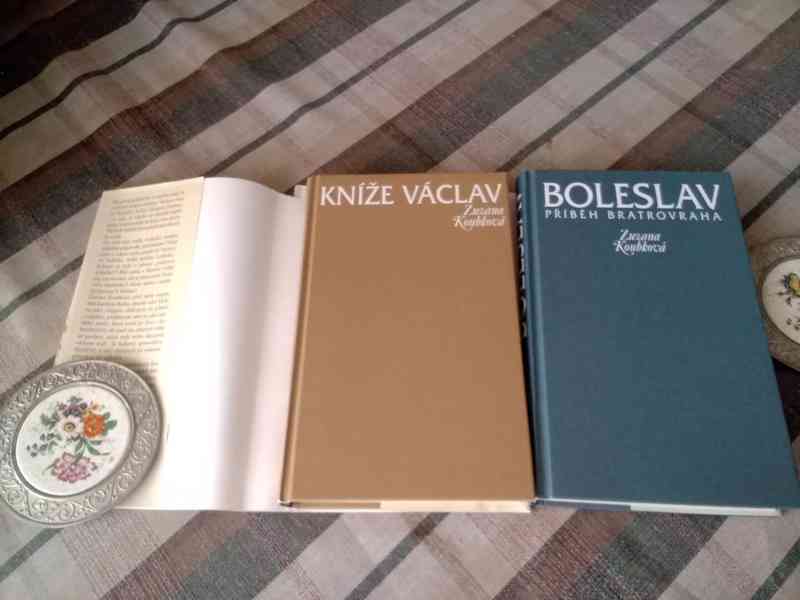 Kníže Václav, Boleslav - 2x histor.román - foto 2