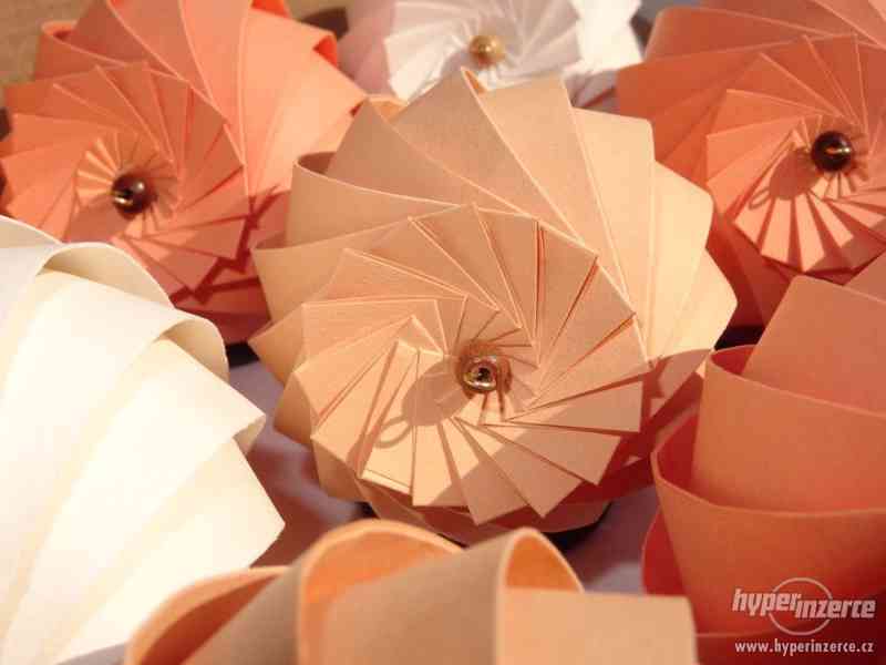 Sada dekoračních origami koulí z papíru SD01 - foto 3