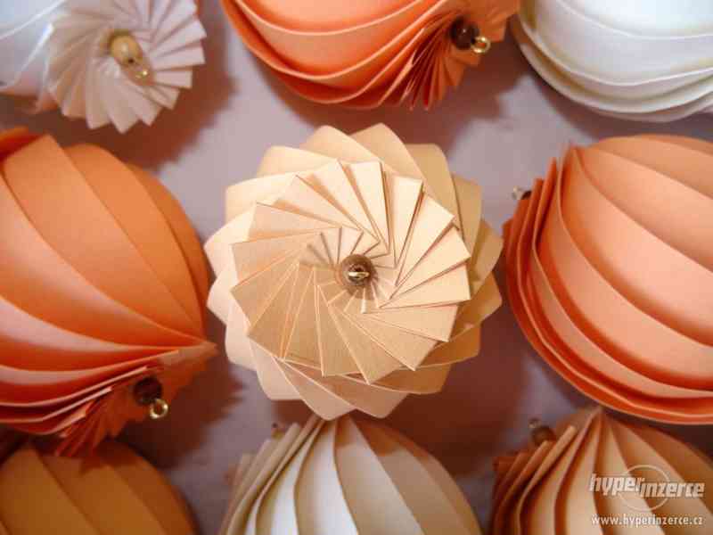 Sada dekoračních origami koulí z papíru SD01 - foto 5