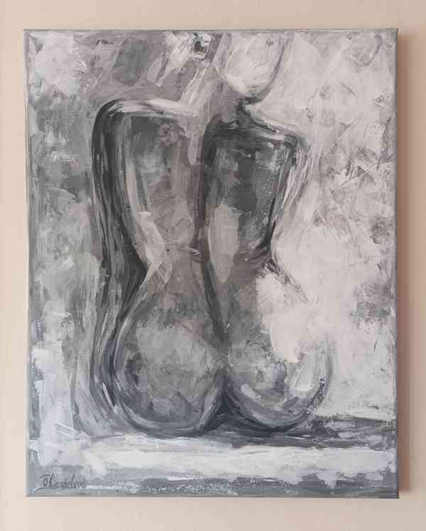 Obraz 40x50 , figura,abstrakce  - foto 2