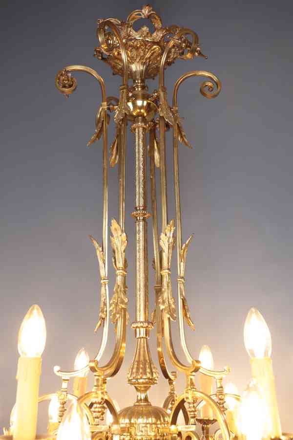 Starožitný zámecký lustr na 24 žárovek - foto 3