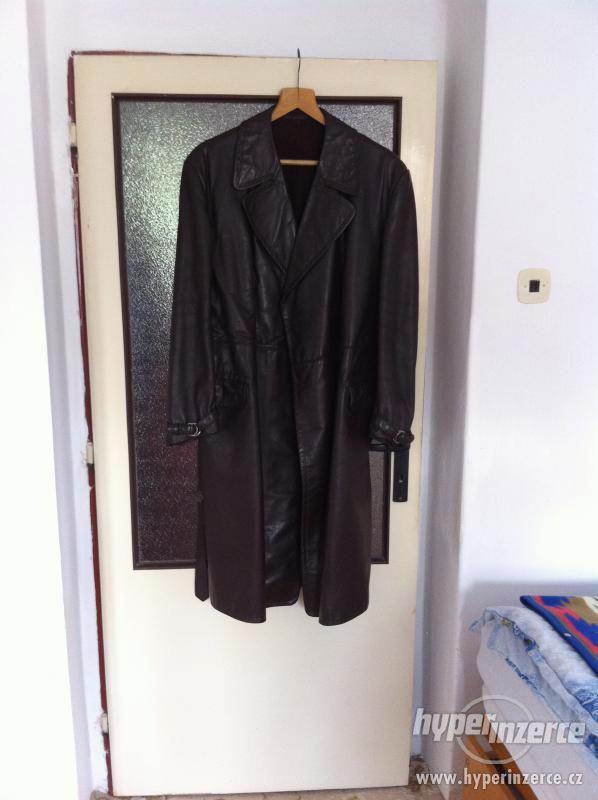 Prodám pánský kožený kabát - foto 1