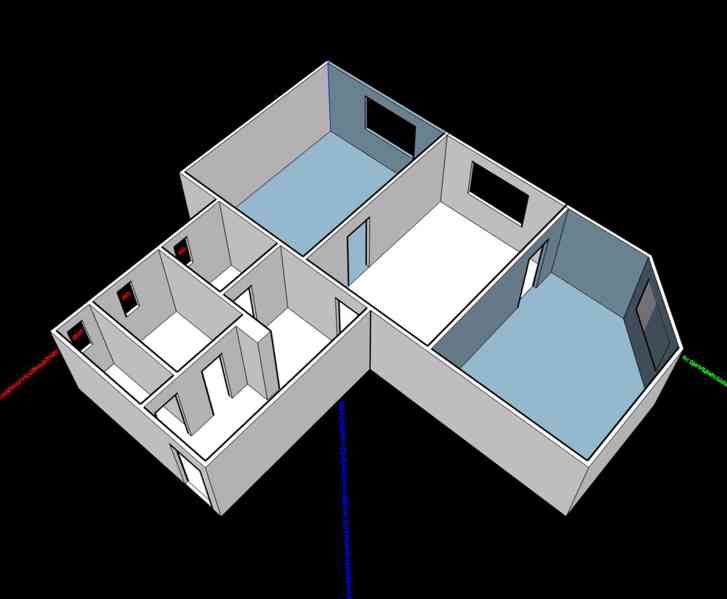 Pronájem 3+kk, 82 m2, Černožice
