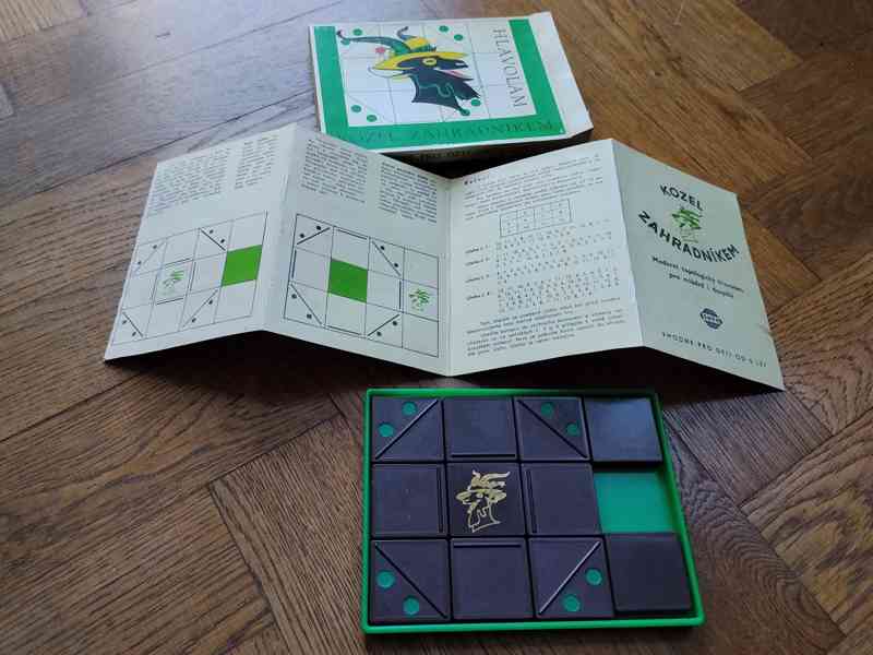 Retro hra - hlavolam KOZEL ZAHRADNÍKEM (Směr) - foto 3