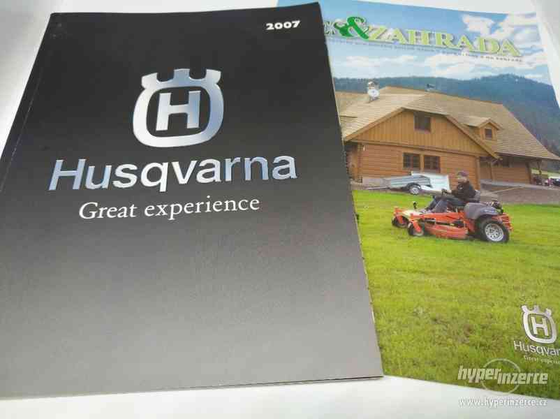 Husqvarna katalog + časopis les a zahrada - foto 1