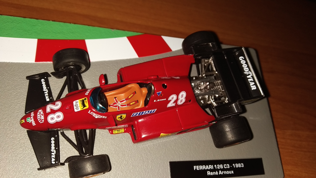 Ferrari 126 C3 #27 René Arnoux (1983) IXO Altaya 1:43