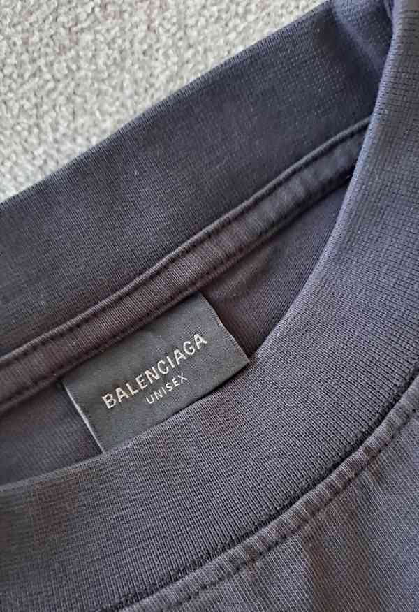 BALENCIAGA DAMSKE TRIKO CROPPED OVERSIZED - foto 4