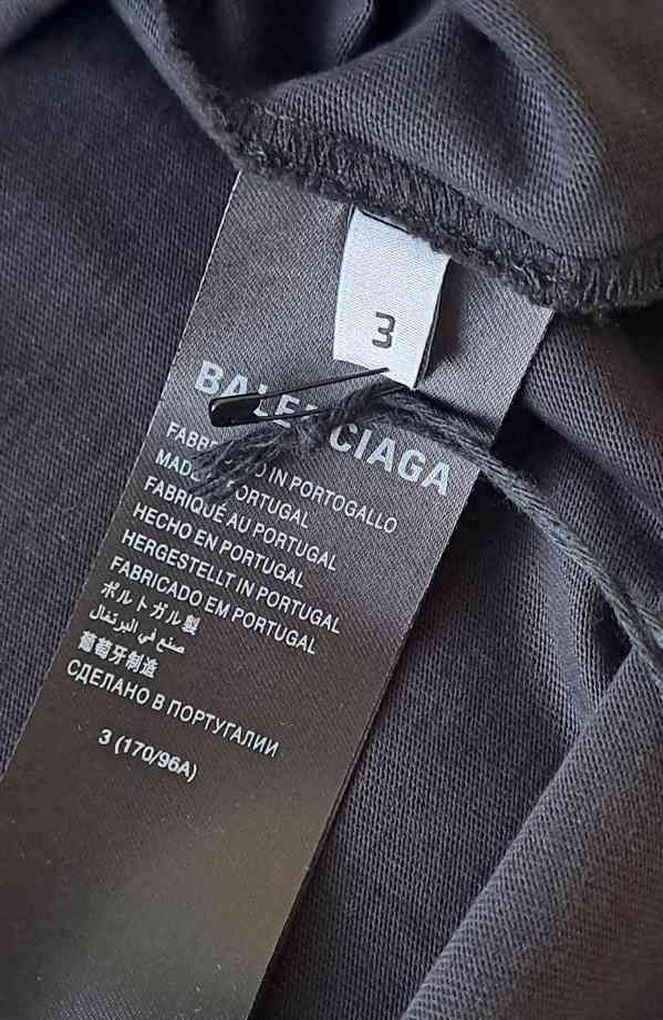 BALENCIAGA DAMSKE TRIKO CROPPED OVERSIZED - foto 5