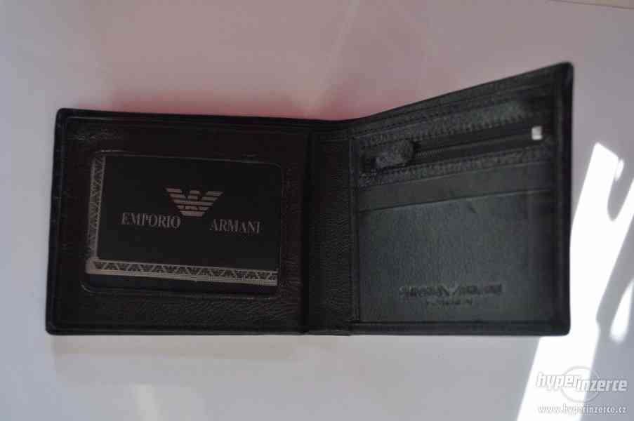 +++ARMANI+++ Luxusní kožená peněženka - foto 3