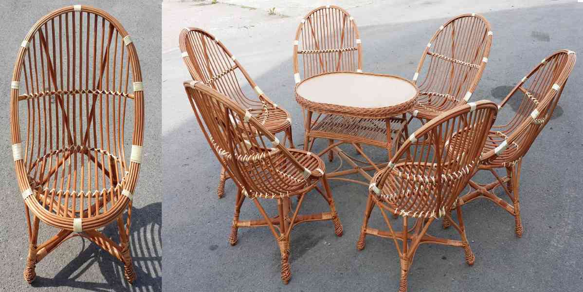 Nový Ratanový Nábytek (Možnost Bezplatného Dovozu) - foto 11