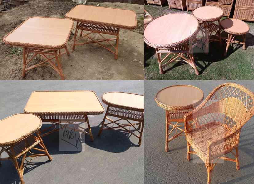 Nový Ratanový Nábytek (Možnost Bezplatného Dovozu) - foto 12