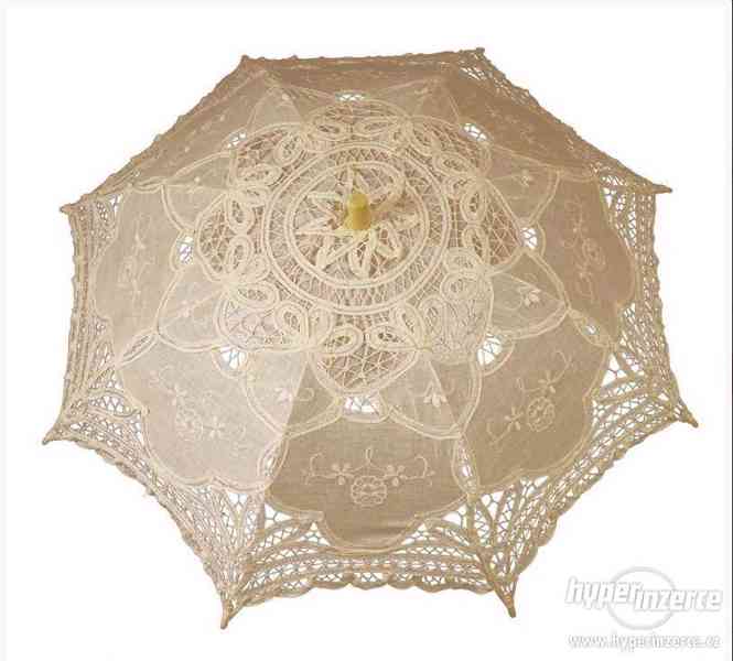 Deštník svatební - paraple průměr 65cm - foto 1