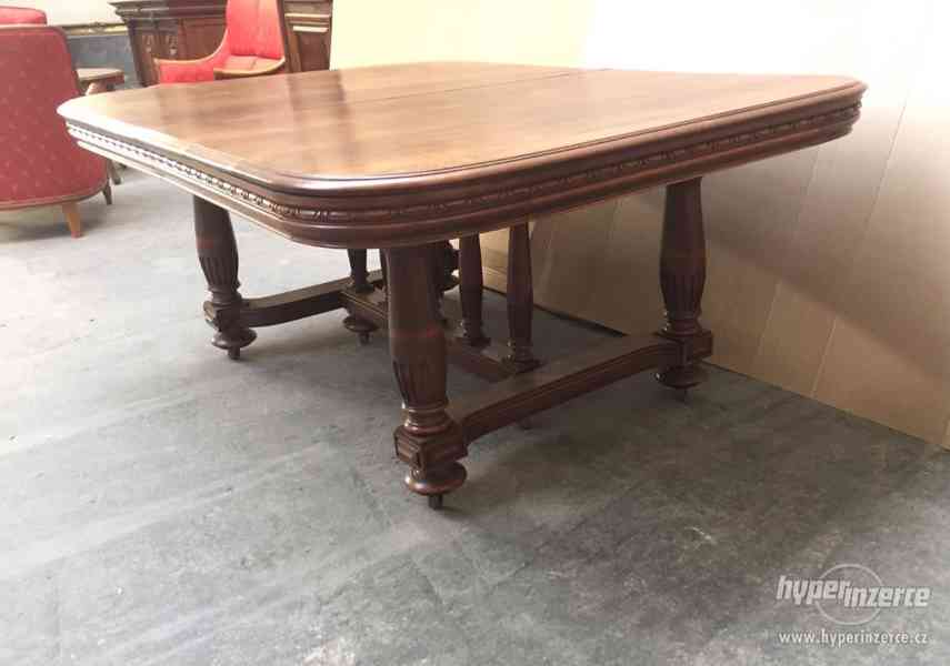Starožitný jídelní stůl - foto 3