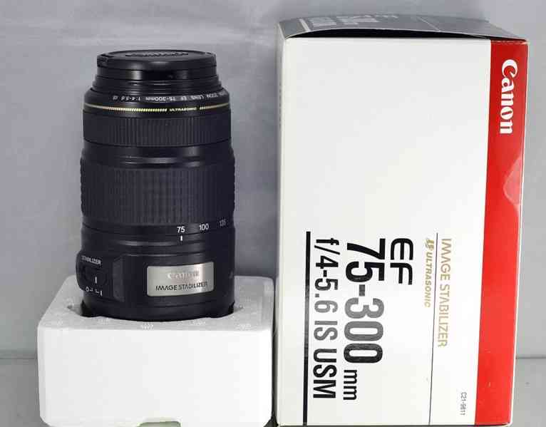 Canon EF 75-300mm f/4-5.6 IS USM *full-frame *UV - foto 1