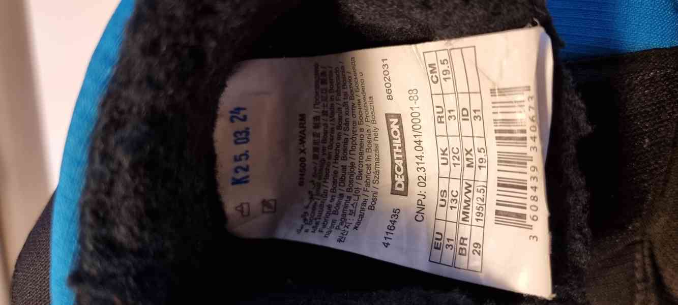 dětské sněhule Quechua vel. 31 - foto 7