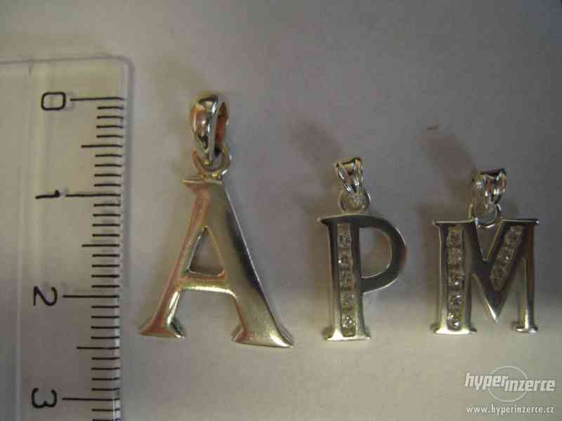stříbrné písmeno - M, P, A - foto 2