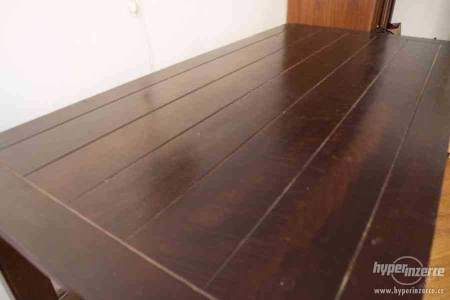 Nádherný masivní stůl z mangového dřeva 160x80 - foto 3