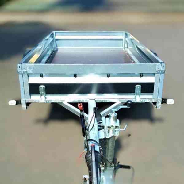 Přívěsný vozík brzděný 1300kg profi, NOVÝ, 2 ,65m x1,30, DPH - foto 7