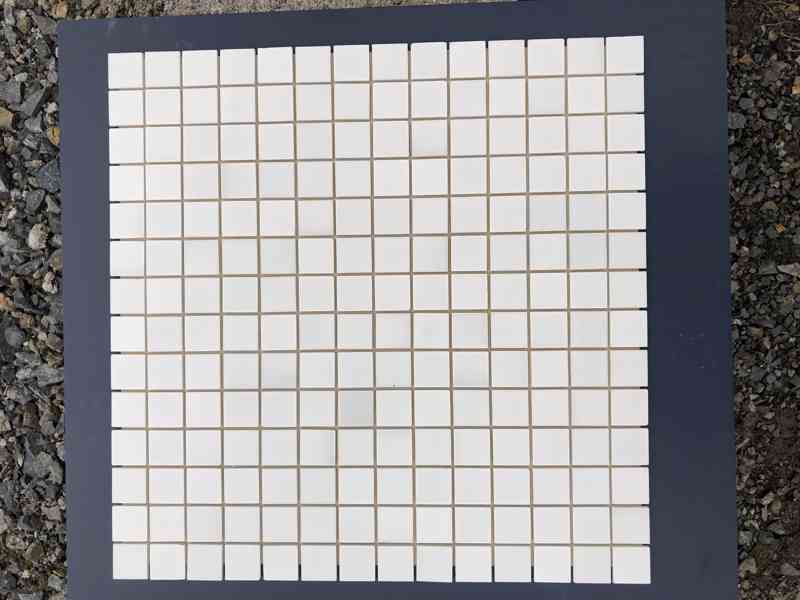 Mozaika 24mm Cinca - Porcelain White 0201 - foto 1