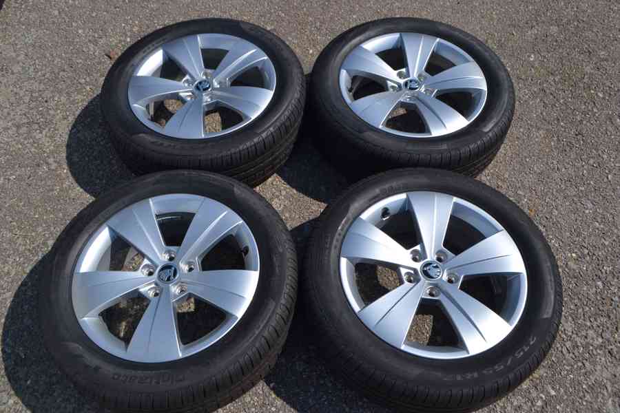 Š.Superb III, VW Passat B8- NOVÝ letní Alu komplet 215/55R17 - foto 1