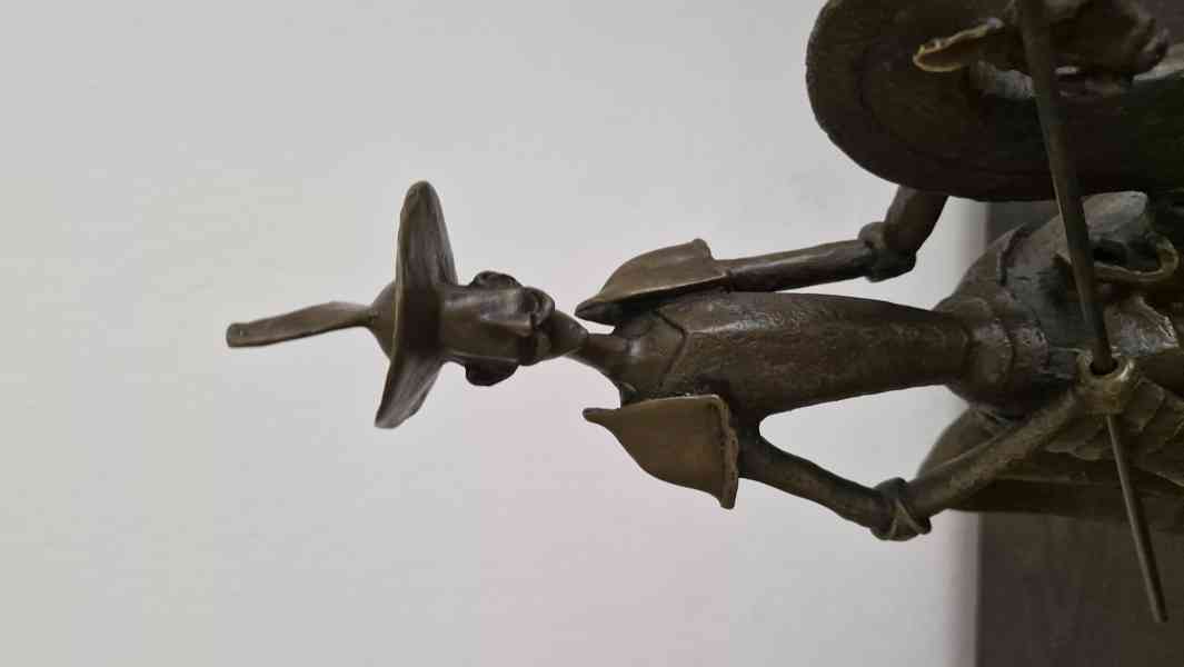 Dali  -  Don Quijote  -  bronz  - foto 2