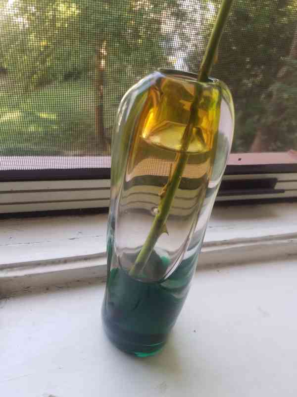 Váza z hutního skla  Josef Rozínek - foto 3