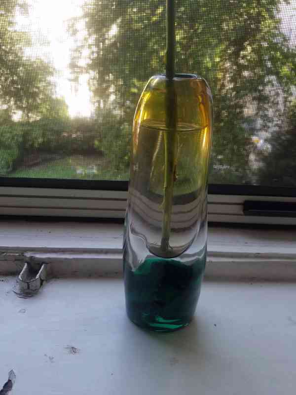 Váza z hutního skla  Josef Rozínek - foto 2