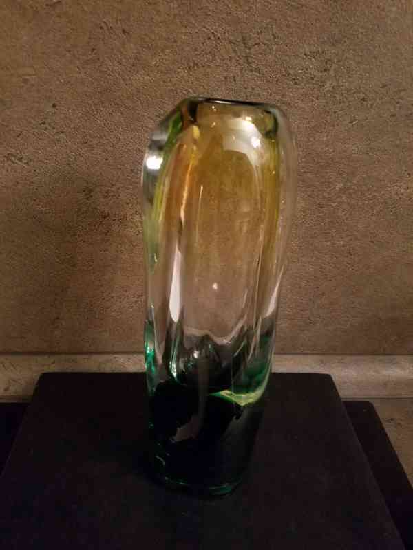 Váza z hutního skla  Josef Rozínek - foto 4