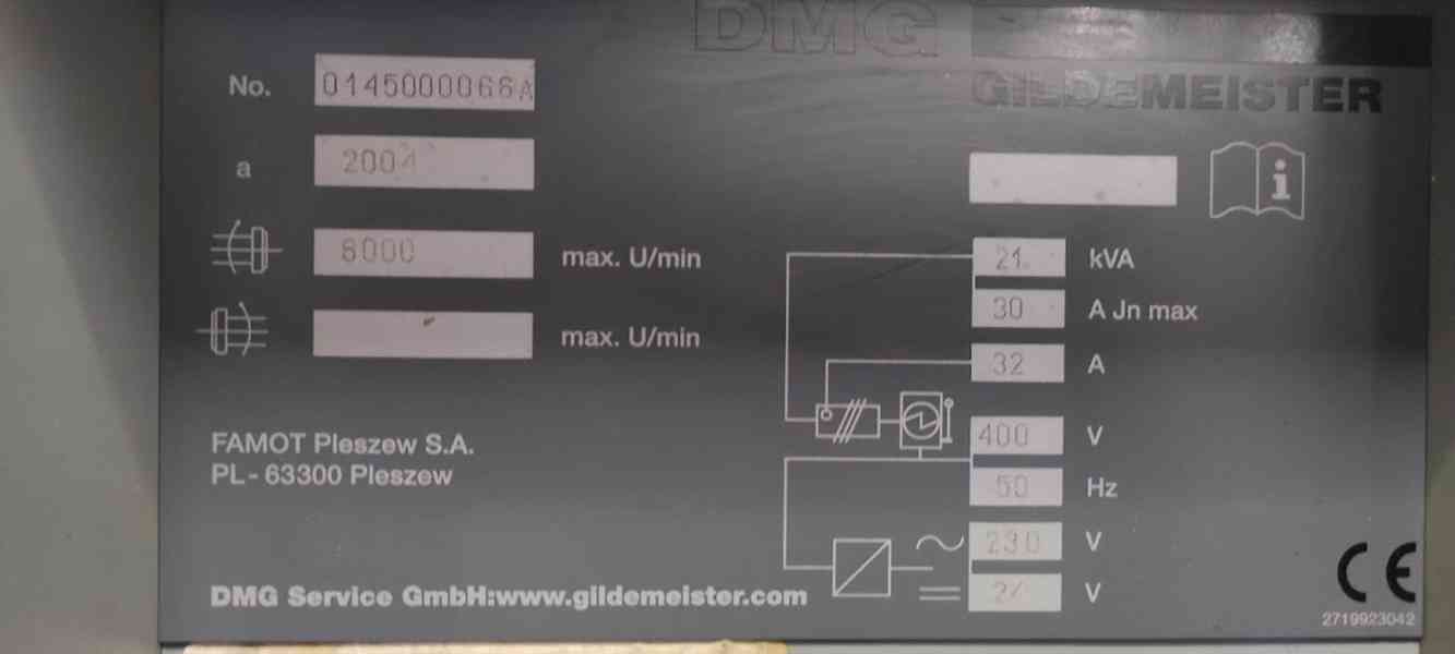 Gildemeister CTX 210 V1 / soustruh CNC - foto 8