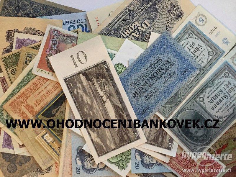 Ocenění bankovek, výkup bankovek do muzea - foto 1