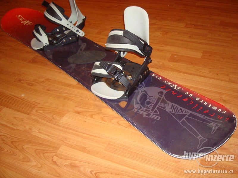 Snowboard komplet AXCES 141cm bazar - foto 1