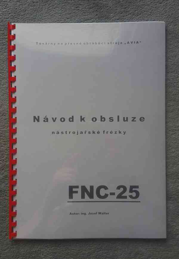 Návod frézky FNC-25