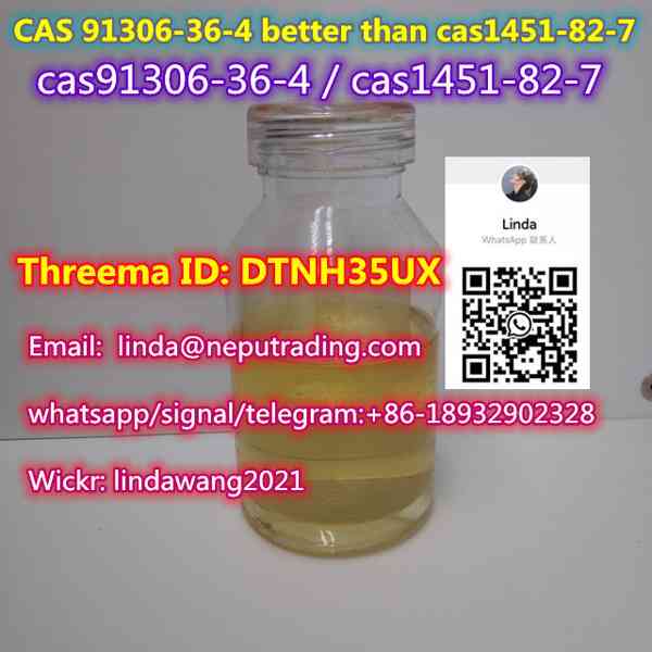 Cas 91306-36-4 liquid replace cas1451-82-7(+86-18932902328) - foto 2
