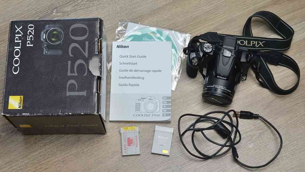 Nikon CoolPix P520 *42x Op.ZOOM*Full HDV*GPS - foto 3