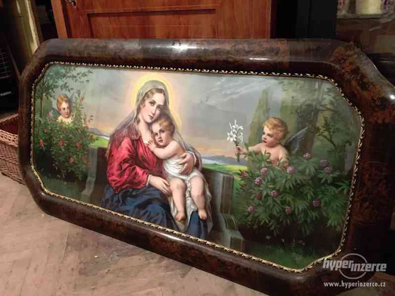 Obraz - svatý s andělíčky - TISK - foto 2