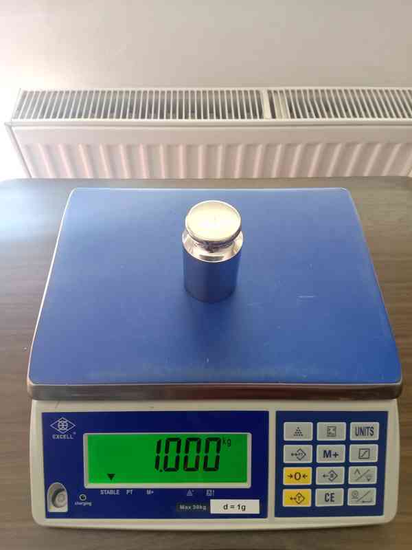 Kalibrované a cejchované váhy, letní výprodej. 3 kg až 30 kg - foto 2