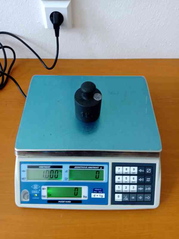 Kalibrované a cejchované váhy, letní výprodej. 3 kg až 30 kg - foto 4