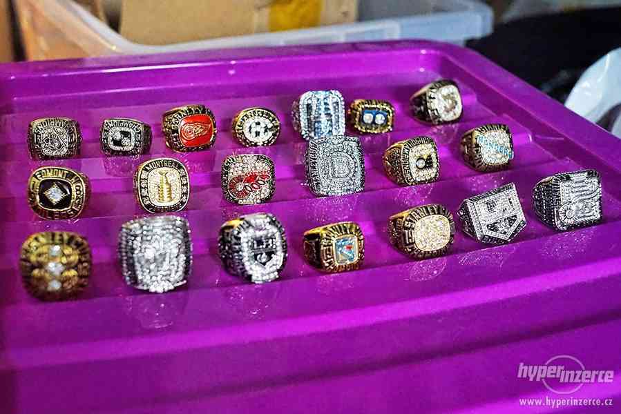 Sbírka prstenů NHL Stanley Cup Jágr Hokej - foto 1