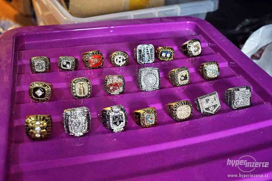 Sbírka prstenů NHL Stanley Cup Jágr Hokej - foto 2