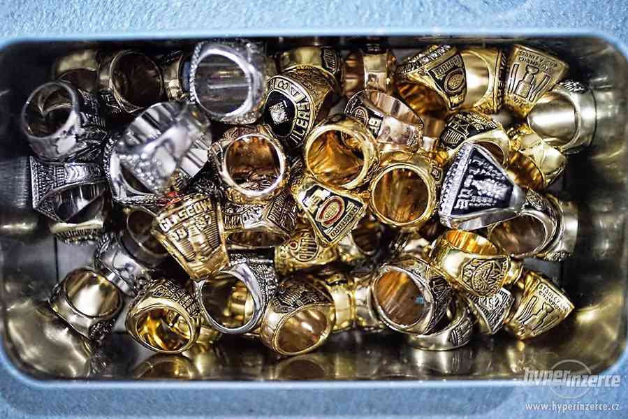 Sbírka prstenů NHL Stanley Cup Jágr Hokej - foto 6
