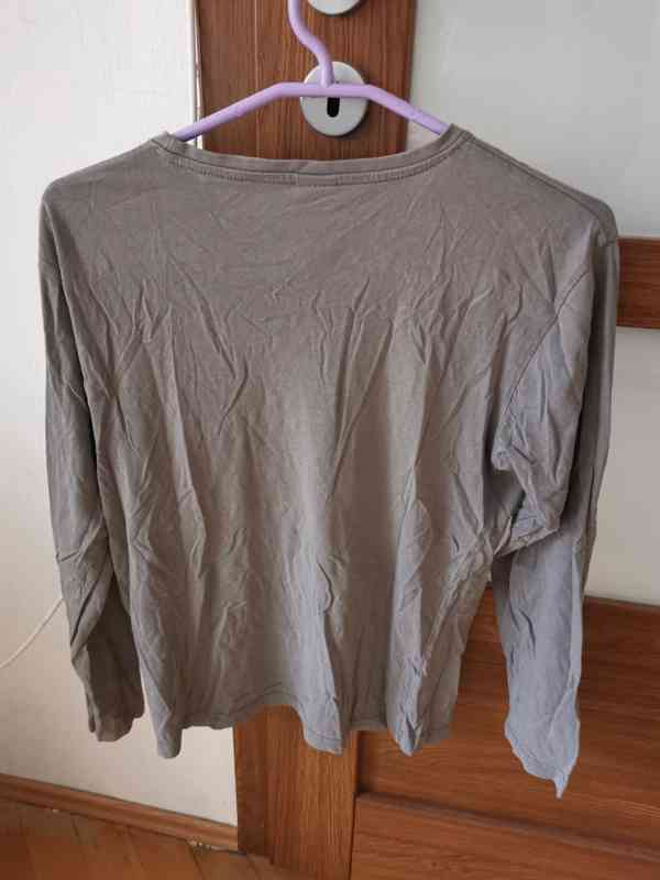 Chlapecké šedé tričko s dlouhým rukávem C&A vel. 158/164 - foto 2