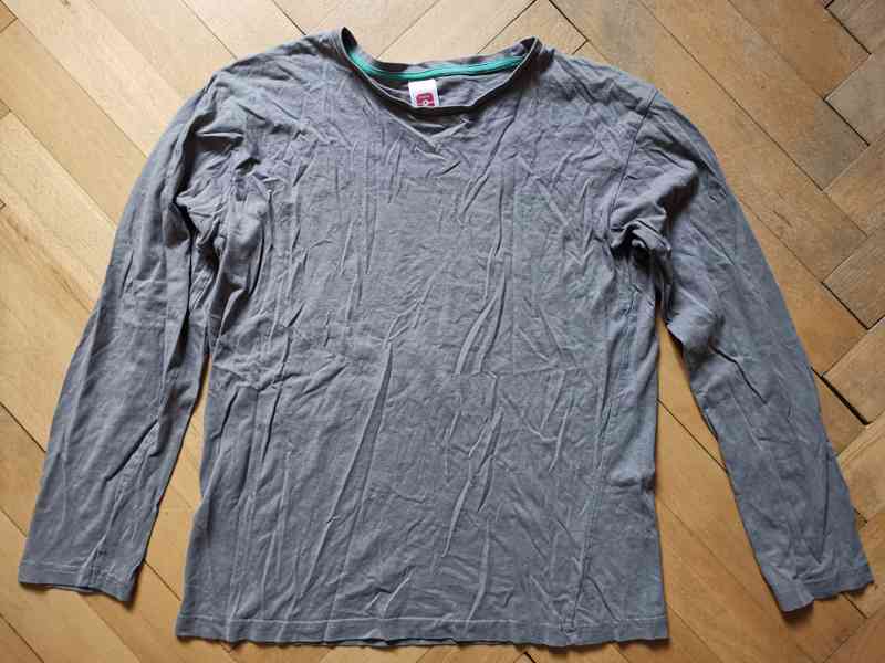 Chlapecké šedé tričko s dlouhým rukávem C&A vel. 158/164 - foto 3