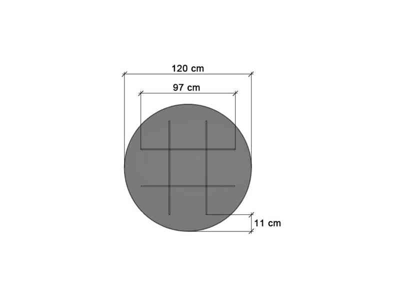 Plastový poklop na studnu / poklop na skruž, průměr 120 cm - foto 5
