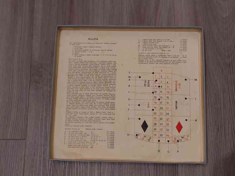 Desková retro hra Ruleta - foto 4