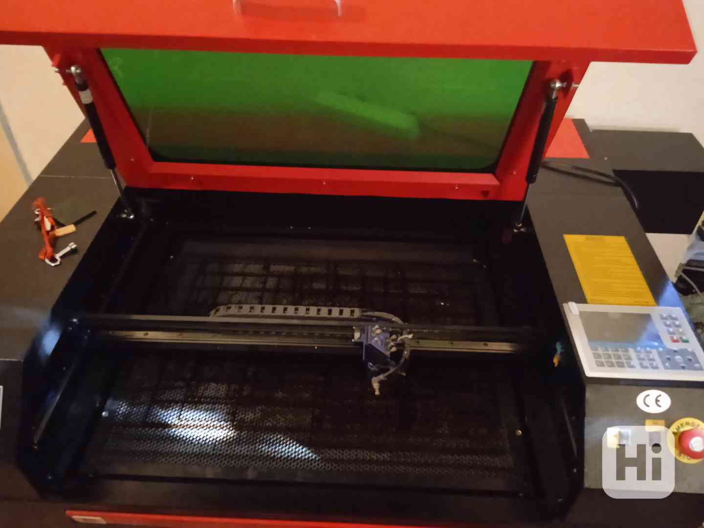 80w laserová gravírka, 700x500mm, Ruida - foto 1