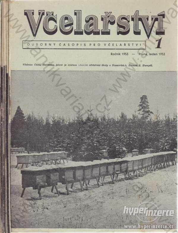 Včelařství Odborný časopis pro včelařství 1953 - foto 1