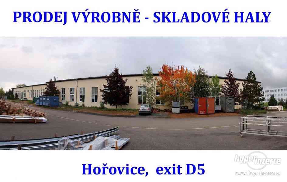 Prodej výrobně - skladové haly, Hořovice, exit D5 - Žebrák - foto 1