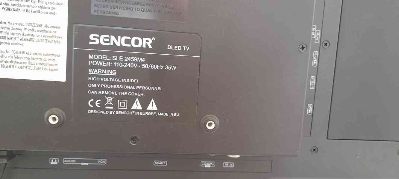 Sencor DLED TV SLE 2459M4 - foto 3