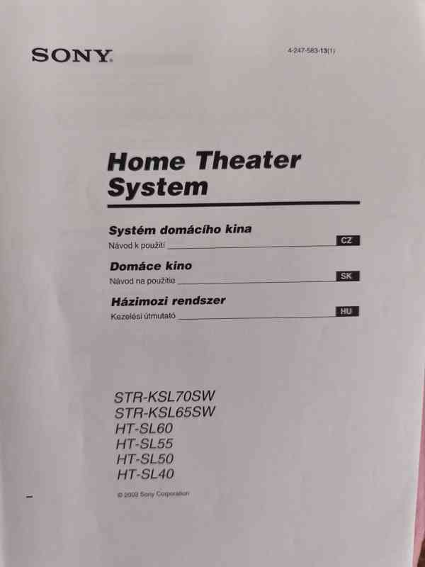Domácí kino SONY - foto 3